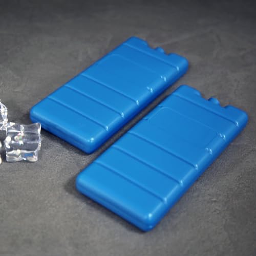 VonBueren 2-30 Kühlakkus für Kühltasche 12h Lange Kühlung | ca. 200 g je Kühlakku | ca. 7,4 x 16,7 x 2,1 cm | auch für Kühlbox (4)