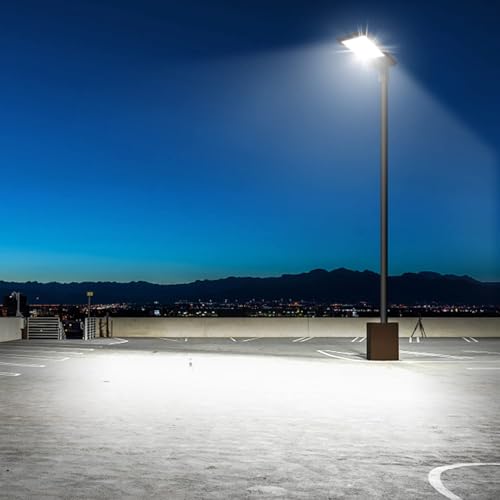 BIRITALO 300W LED Parking Lot Light Outdoor 45000LM Bright Dusk to Dawn FloodLights for Street 5500K 100-277V Commercial Security IP65 Waterproof Exterior Lighting Yard Driveway Garage Park 3 Pack by BIRITALO - Image 7