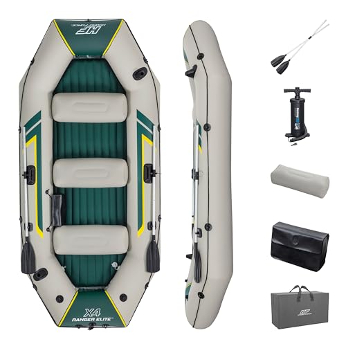 Bestway Hydro-Force Schlauchboot Komplett-Set für bis zu 4 Personen