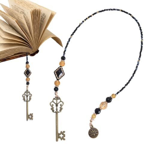 Vintage Key Beaded Bookmark