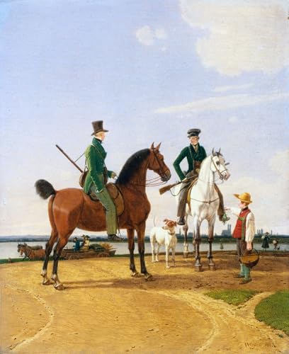 Cuadro de lienzo SERENDIPITP del río Isar por Wilhelm Von para decoración de salón 60x90cm