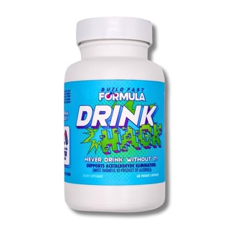 BFF Build Fast Formula DRINKHACK™ Supports Acetaldehyde Elimination - Pantesin Pantethine, Panax Ginseng, B Vitamins - 30 Servings Cover