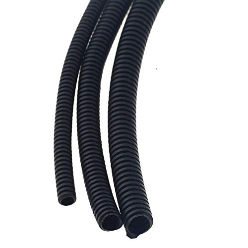 Amazon.co.jp: 1M長 コルゲートチューブ PP難燃 内径6.5mm-20mm 柔軟な