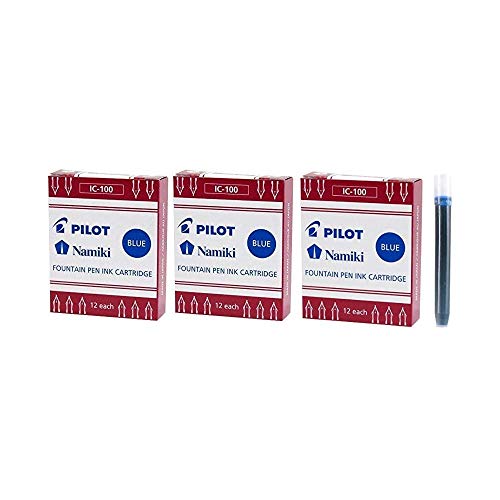 Namiki IC100 ���N�M�C���N�J�[�g���b�W �u���[ 12�p�b�N (69101)
