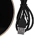 USB-Tassenwärmer, Schreibtisch-Tassenwärmer mit 55 °C konstanter Temperatur, intelligenter wärmender Untersetzer für heiße Getränke zu Hause und im Büro, Ø 10,3 cm (Gold)