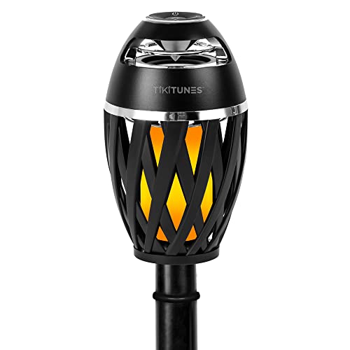 Limitless Innovations TikiTunes Portable Bluetooth Wireless Speaker (Bundle) with Adjustable 40 Pole and Ground Stake - Black