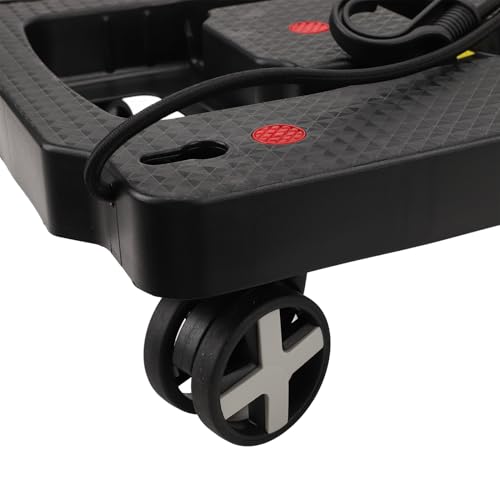 Fafeicy Plate-forme de Chariot à Bagages à Bagages élevés Haute Plate-forme de Chariot pour les Roues de Poutre Lumineuse de Voyage Pliant Handlars Dolly pour Faire du Shopping – vue 8