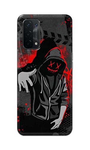 Image of Printed Hard Back Cover for Oppo A93 5G Back Cover (Hoodie Rapper) -190724(EA)