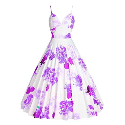 MAYOGO Vintage Rockabilly klänningar damer långa stora storlekar blommor spagettiremmar bal maxiklänning kvinnor Empire Waist A linje chic party swing klänning