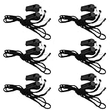 LOORGVEL 6 Stück Robuste Kunststoff-notfallpfeife Lanyard Lauter Schiedsrichter-signalgeber für Trainer Polizei Sport und Outdoor Survival und Einfach zu Bedienen