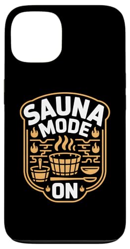 Custodia per iPhone 13 Sauna I Sauna Mode On I Sauna Rilassamento Del