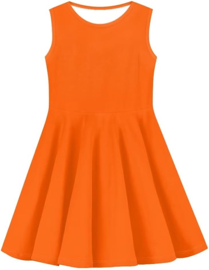 Beauty Collector Dress for Girls 3-16 Sleeveless Skater Dress A Line Flared Party Dresses