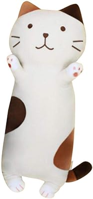 抱き枕 クッション 抱きまくら ねこ縫い包み もこもこ 添い寝 可愛い 抱き枕 猫おもちゃ 柔らかい 癒し系 安眠グッズ ボディーピロー 添い寝枕 動物 多機能 洗える かわいい ふわふわ 気持ちいい 妊婦抱き枕 横向き寝 プレゼント (70cm)