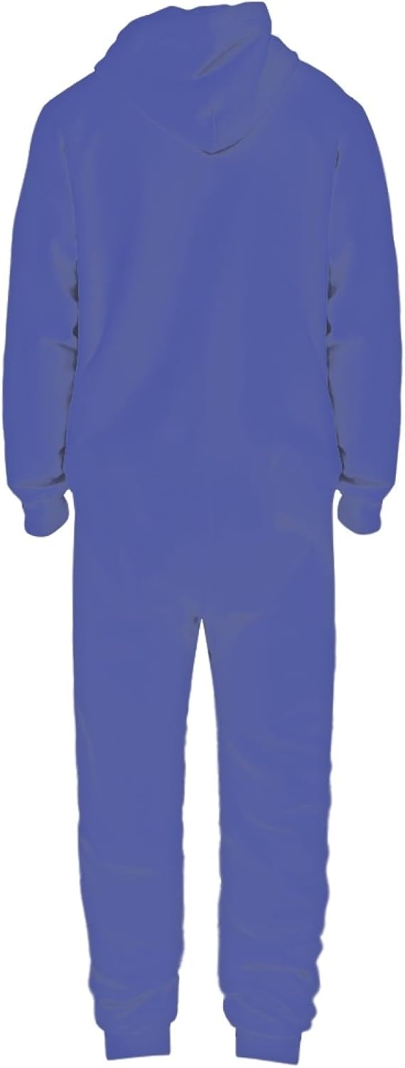 Halloween Men Women Romper Onesies Long Sleeve Bodysuit, Novelty One-piece Pajamas Holiday Adult Sleepwear