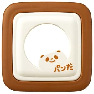 曙産業 サンドイッチ 型 四角 ブラウン 日本製 食パンにお好みの具をはさんでグッと押すだけ ふちの閉じたサンドパンが作れる 余ったパン耳のレシピ付き サンドでパンだ RE-182 商品サイズ(約):115X115X32mm