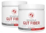 Silver Fern Sensitive Gut Fiber Supplement - Each Tub = 30 Scoops = 30 Day Supply - 6 Grams of Dietary Fiber Per Serving - with Galactomannan Guar Fiber, Baobab Fruit Powder (2 Tubs)