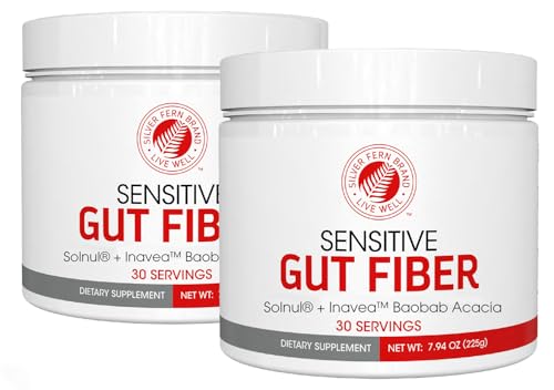 Silver Fern Sensitive Gut Fiber Supplement - Each Tub = 30 Scoops