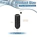 PATIKIL M10x25mm Ball Point Set Screws, 10 Pcs Carbon Steel Hex Socket Spring Plungers Grub Screw for Industrial Machine Home Furniture Workplaces, Black
