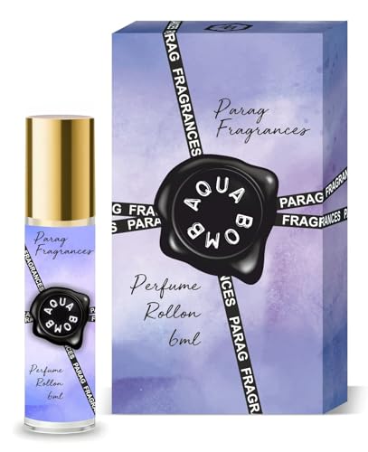 Image of Parag Fragrances Alcohol Free & Long Lasting Attar Perfume Roll-On 6ml (Aqua Bomb)