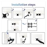 VESA Adapter Bracket, Compatible for HP，M Series M32f 27" M27f M27fd M27fq M27fw M27fwa FHD Monitor Bracket Mounts to Stand/Desk Mount - Image 4