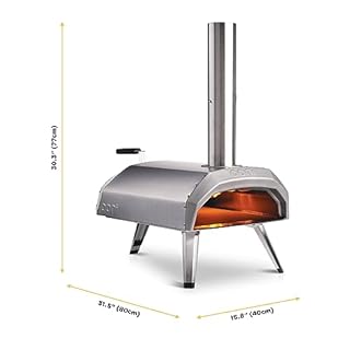 Ooni Karu 12 – Four à Pizza Ooni Multi-Combustible Bois/Charbon avec Option Gaz – Four a Pizza Gaz – Cuisson sur Pierre en 60 Secondes – Authentique Pizza