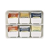 Mind Reader 6 Drawer Tea Bag Holder and Organizer, White