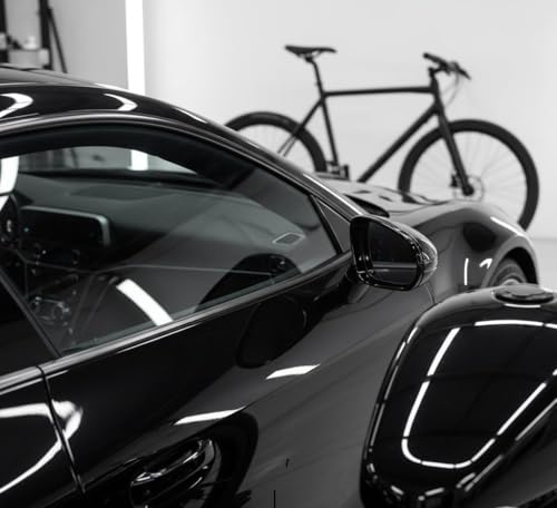 Image of Gloss Black Vinyl Wrap, Made with 3M 2080 Chrome Delete 2in x 5ft