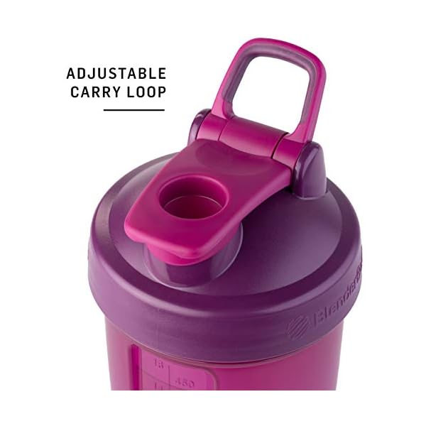 BlenderBottle ProStak PRO, Shaker-Flasche mit Tablettenorganizer und Aufbewahrung, 650 ml, Black & ProStak Expansion Pak… – Bild 7