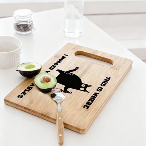 Tabla de cortar rectangular de bambú Bltgh miniatura 3