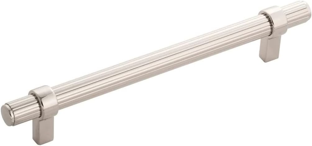 Belwith Keeler Sinclaire Collection Pull 6-5/16 Inch (160mm) Center to Center Polished Nickel Finish