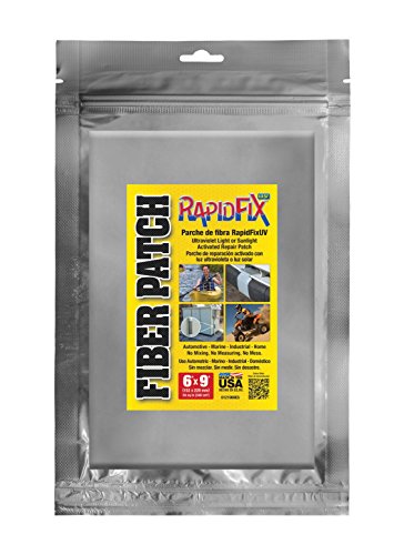 RapidFix - 6121969ES UV�t�@�C�o�[�C���p�b�` 6�C���` x 9�C���`