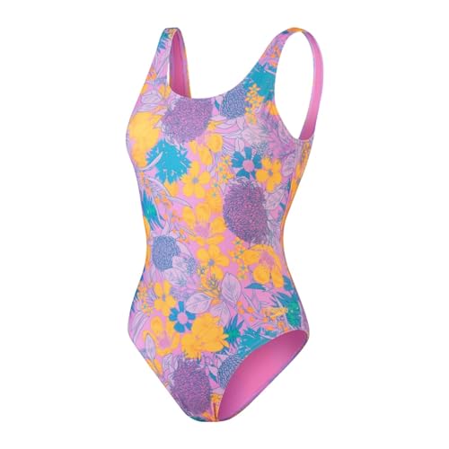 Maillot de bain imprimé dos U profond pour vos séances de piscine et vacances