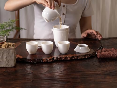 KEYDUACU Gaiwan Tea Set,Chinese Gongfu Tea Set,Portable for Adults,Home by KEYDUACU - Used condition - Image 3