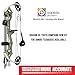 Sanlida Archery Dragon X6 Compound Bow Kit for Youth, Kids & Beginners, Bow and Arrows Set, 19”-28” Draw Length, 15-30 LBS Draw Weight, RH Only