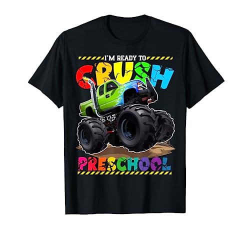 Monster Truck I'm Ready To Crush Preescolar Regreso a la escuela Camiseta