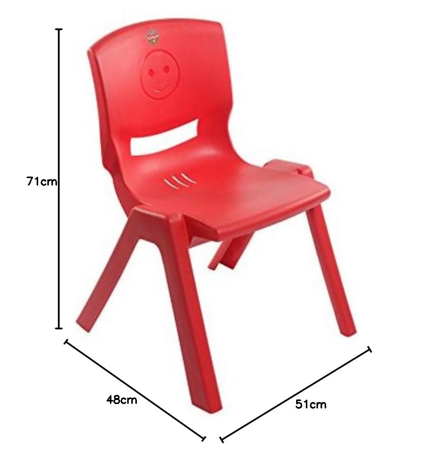 Image of Cello Rock Kida Set of 4 Chairs (Red)