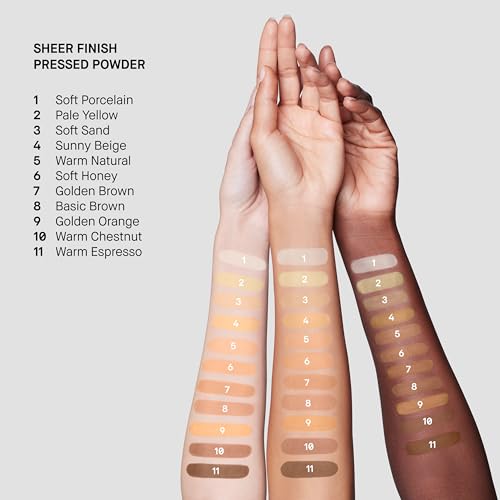 Bobbi Brown Sheer Finish Pressed Powder | Oil-Absorbing, Mattifying Setting Powder for All-Day Shine Control | Includes Puff, 0.32 Ounce, Golden Orange​ — view 6