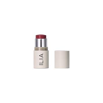 ILIA - Multi-Stick Cheek + Lip Color | Buildable + Blendable | Multi-Use Cream Blush | Nourishing Skincare Ingredients | Clean, Cruelty-Free (A Fine Romance | Rich berry)