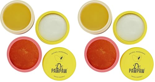 Dr. PawPaw Scrub and Nourish - Vanillaberry - Lip Scrub and Natural Lip Balm Duo - Gluten Free Care to Exfoliate, Moisturize and Nourish - 0.8 oz (Pack of 2)