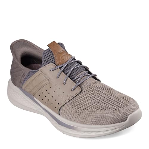 Skechers Men's Slip-Ins Relaxed Fit Slade Ocon Taupe/X-Wide / 11