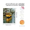 Adult Paint by Number Kits on Canvas, Yellow Lisbon Tram Portugal Paint by Numbers for Adults Beginner, DIY Acrylic Oil Easy Painting by Numbers for Home Wall Decor 16X20 inch (Without Frame) #4