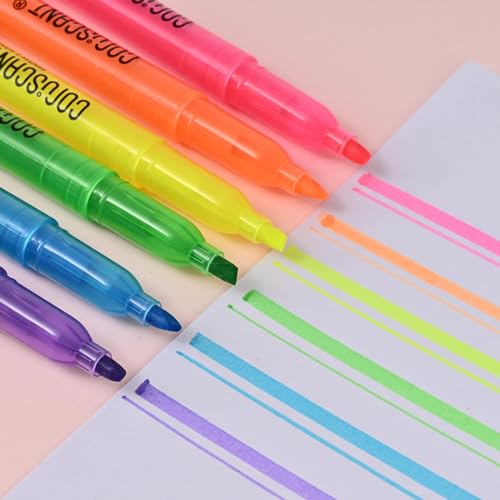 Highlighter - 36 pack color highlighter, color transparent visible fluorescent pen shell, wide chisel point mark, fluorescent pen, school, office - Thumbnail 4