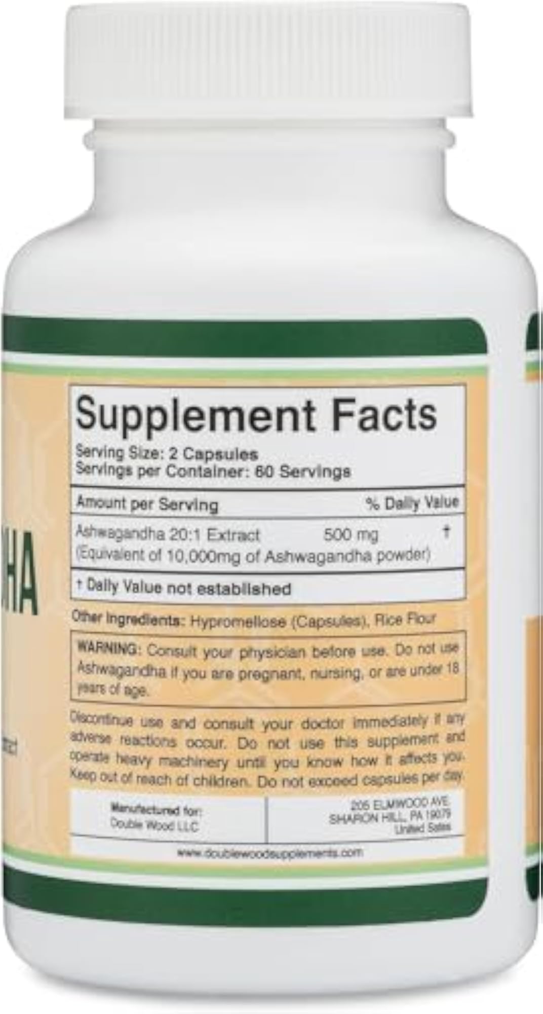 Ashwagandha Capsules, 120 Count