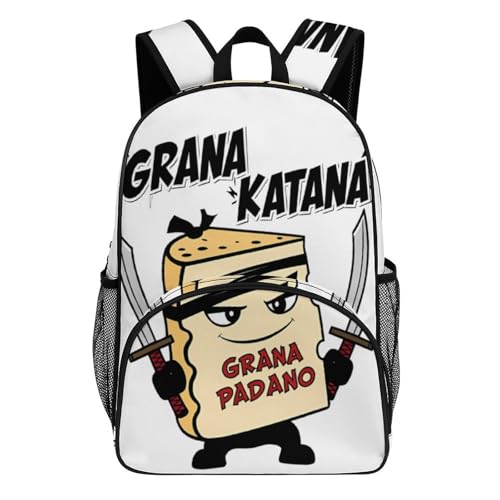 1 Merch Large Travel Backpack Italian-Brainrot Meme Waterproof Lightweight Daypack White 44x32x19cm