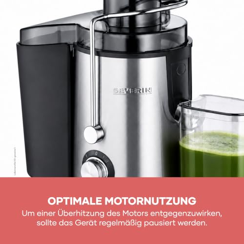 Foto von Severin Entsafter, geräuscharme Saftmaschine, elektrische Saftpresse