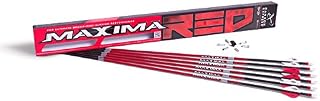 Carbon Express Maxima RED Fletched Carbon Arrows with Dynamic Spine Control and Blazer