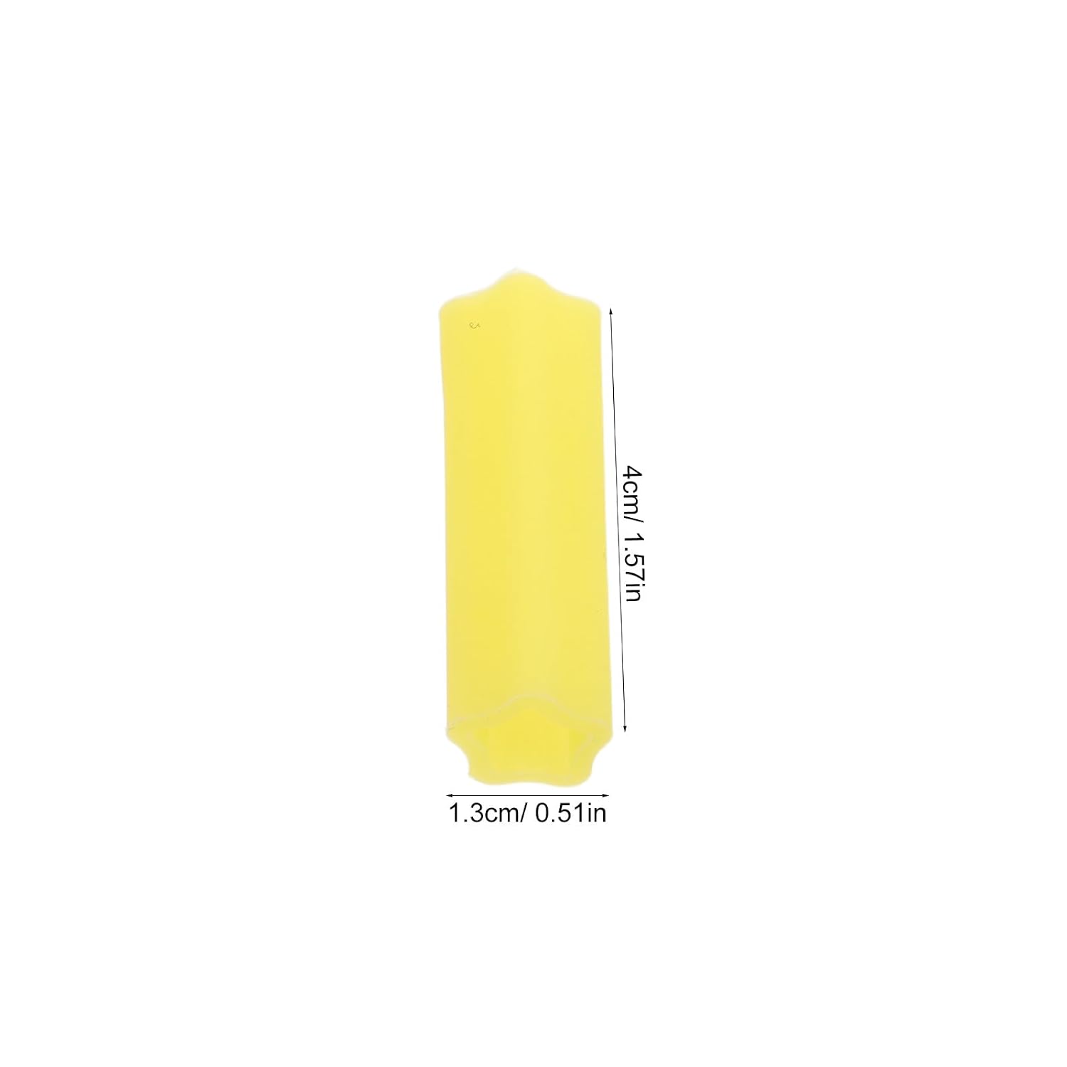 20pcs Nipper Tip Cover - Silicone Star Shaped Protective Sleeve - Nail Cuticle Scissors Covers for Nail Cuticle Dead Skin Scissors Yellow