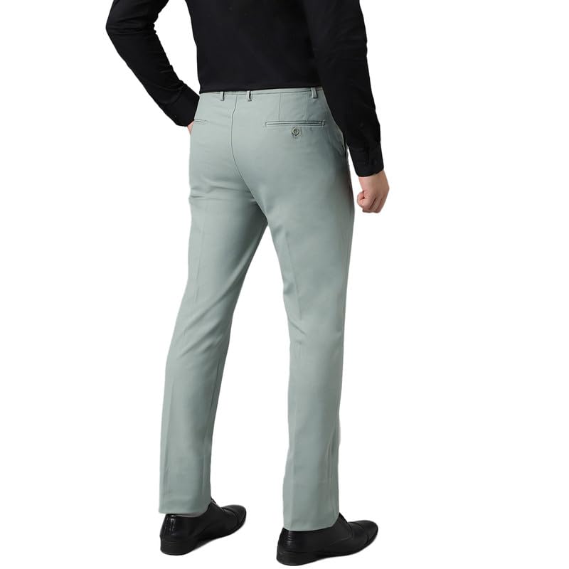 Image of SUBTRACT Slim-Fit Stretchable Lycra Formal Pants for Men with Flexible Waistband | Stylish Men's Wear Trousers for Office or Party |Dress Trouser Pant