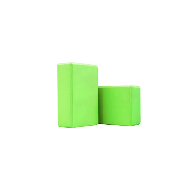 Yoga Block - Unsupported Latex Eva foam - Soft non slip surface with bevel for yoga pilates meditation