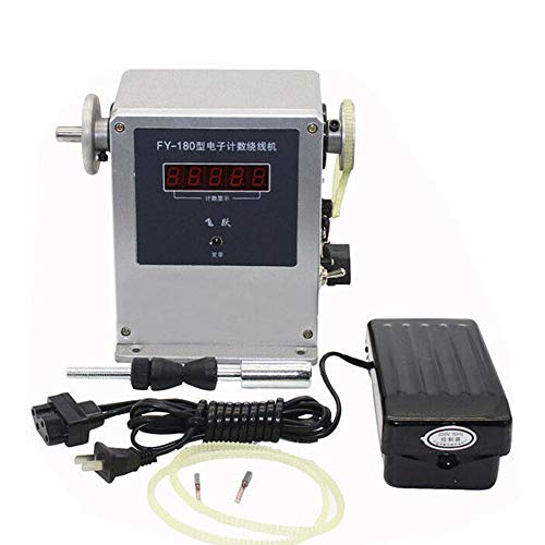FY-180 Pro Computer Controlled Coil Transformer Winder Winding Machine Electronic Digital Display Coiling Machine Electric Coiler 0.03-0.35mm 220V